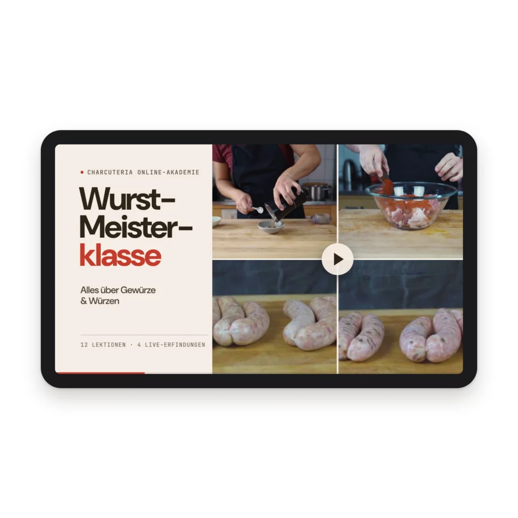 Wurst-Meisterklasse - Alles, was du über Gewürze & Würzen wissen musst
