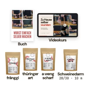 Wurst selber machen Starterset (inkl. Schweinedarm)